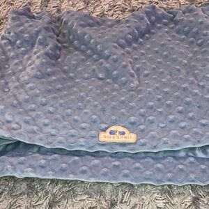 Grayish blue Baby BlueSnail Ultra Soft Minky Dot Changing Pad Cover